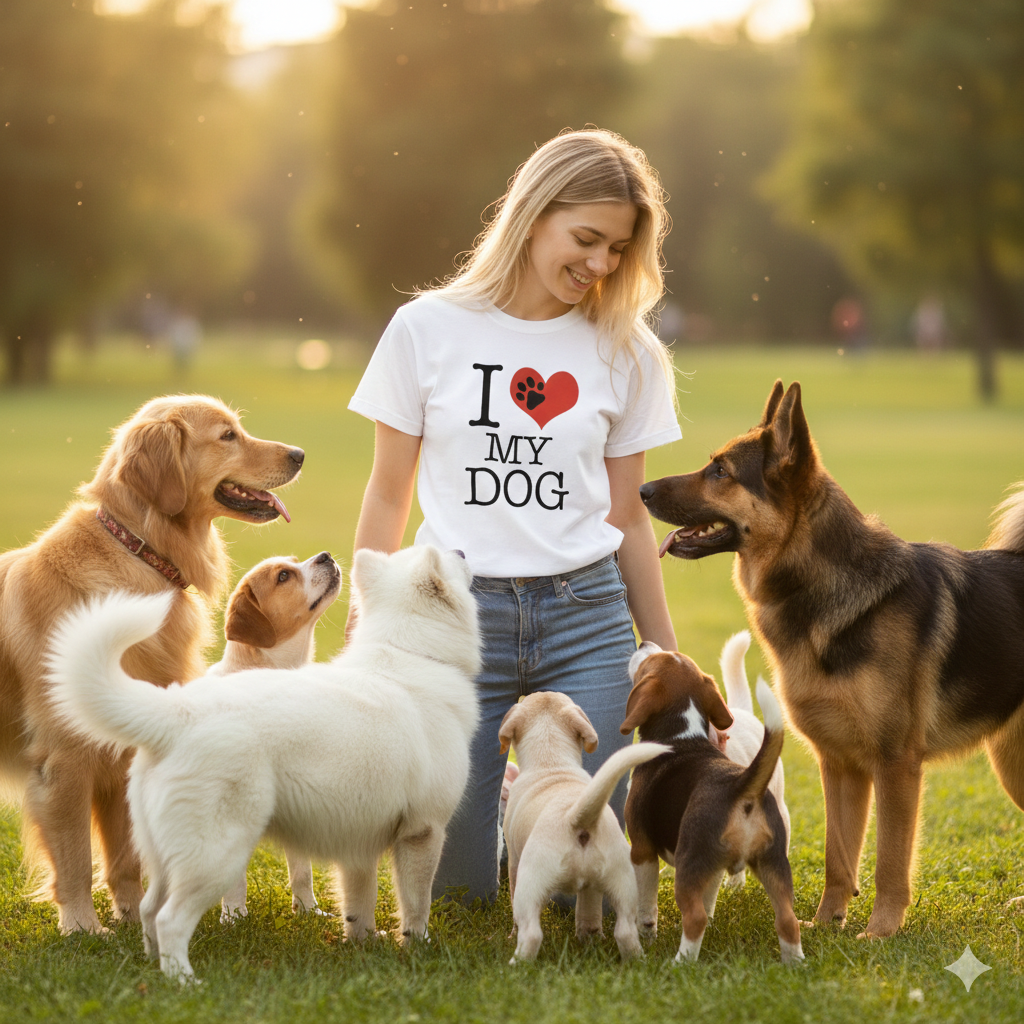 'I LOVE MY DOG' DESIGN